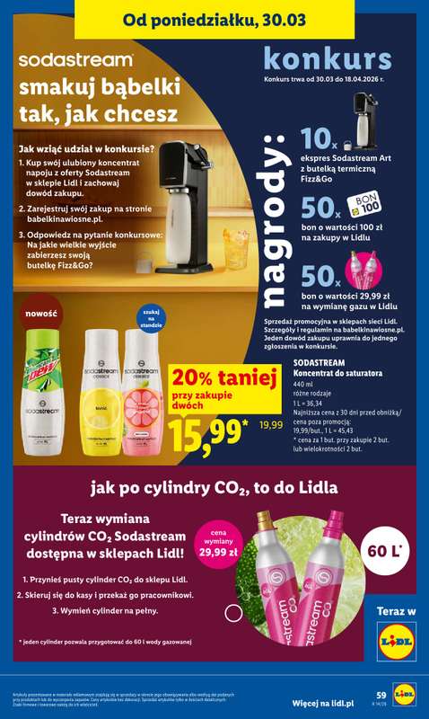 Lidl - gazetka promocyjna Oferta od czwartku od czwartku 02.04 do soboty 04.04 - strona 61