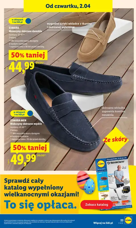 Lidl - gazetka promocyjna Oferta od czwartku od czwartku 02.04 do soboty 04.04 - strona 23