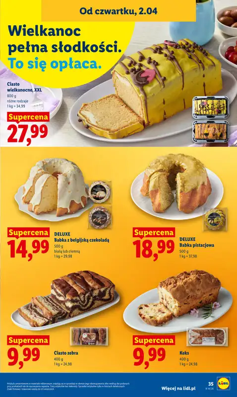 Lidl - gazetka promocyjna Oferta od czwartku od czwartku 02.04 do soboty 04.04 - strona 35