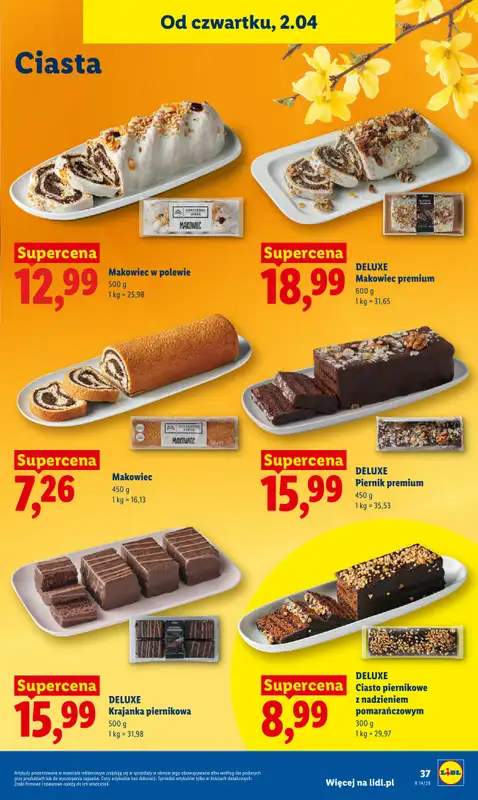 Lidl - gazetka promocyjna Oferta od czwartku od czwartku 02.04 do soboty 04.04 - strona 37