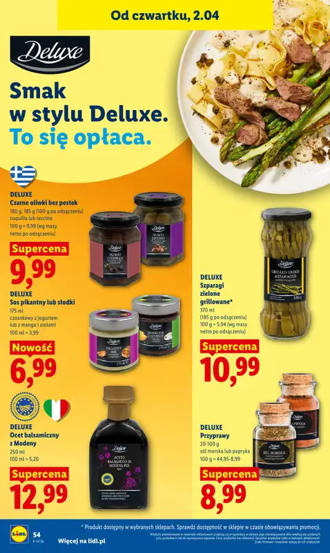 Lidl - gazetka promocyjna Oferta od czwartku od czwartku 02.04 do soboty 04.04 - strona 56