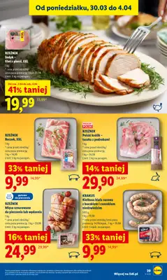 Lidl - gazetka promocyjna Oferta od czwartku od czwartku 02.04 do soboty 04.04 - strona 39