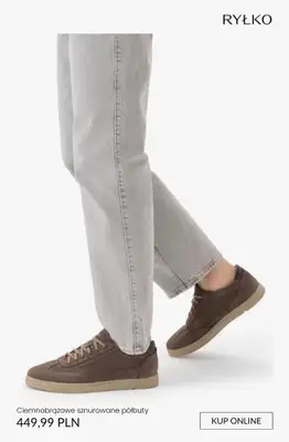 Ryłko - gazetka promocyjna Brązowe męskie sneakersy od środy 01.04  - strona 3