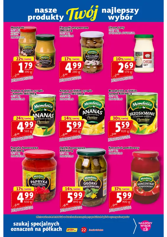 Prim Market - gazetka promocyjna Gazetka od czwartku 02.04 do środy 08.04 - strona 22