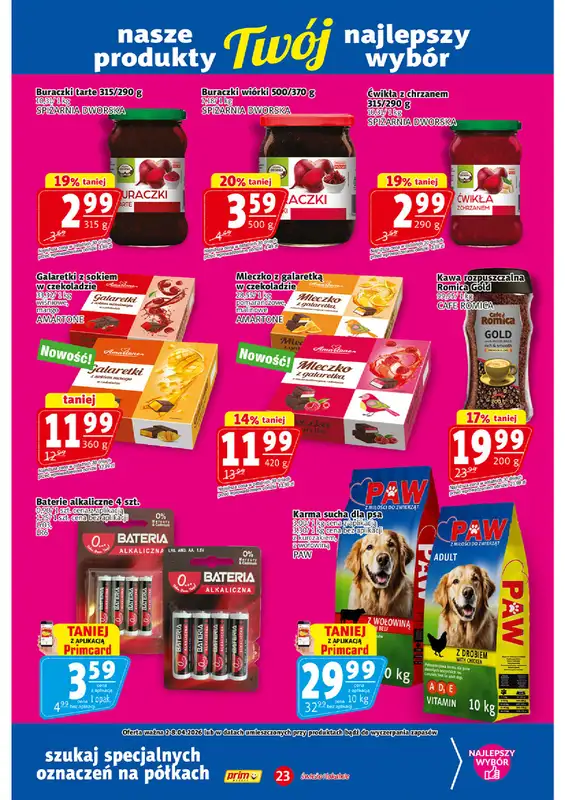 Prim Market - gazetka promocyjna Gazetka od czwartku 02.04 do środy 08.04 - strona 23