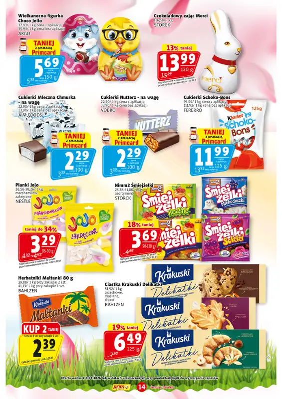 Prim Market - gazetka promocyjna Gazetka od czwartku 02.04 do środy 08.04 - strona 14
