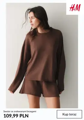 H&M - gazetka promocyjna Damska odzież DOMOWA od środy 01.04  - strona 9