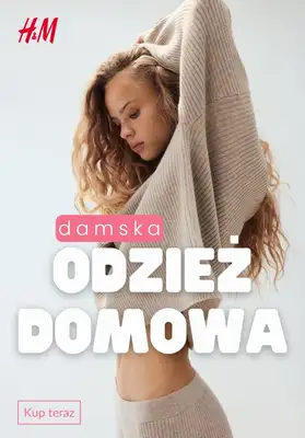 H&M - gazetka promocyjna Damska odzież DOMOWA od środy 01.04 