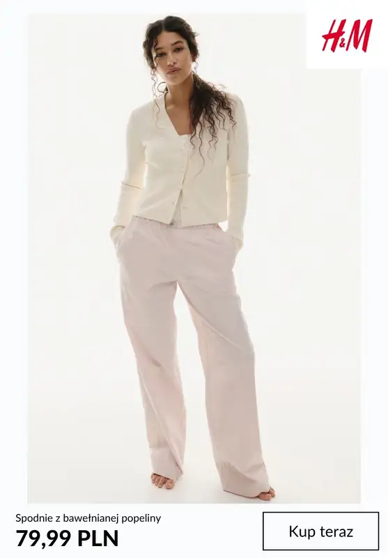 H&M - gazetka promocyjna Damska odzież DOMOWA od środy 01.04  - strona 7