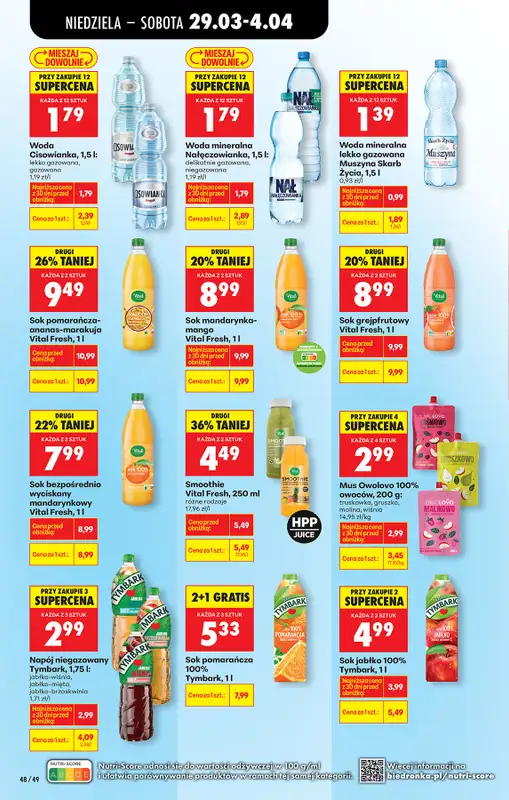 Biedronka - gazetka promocyjna Od poniedziałku od poniedziałku 29.03 do niedzieli 04.04 - strona 68