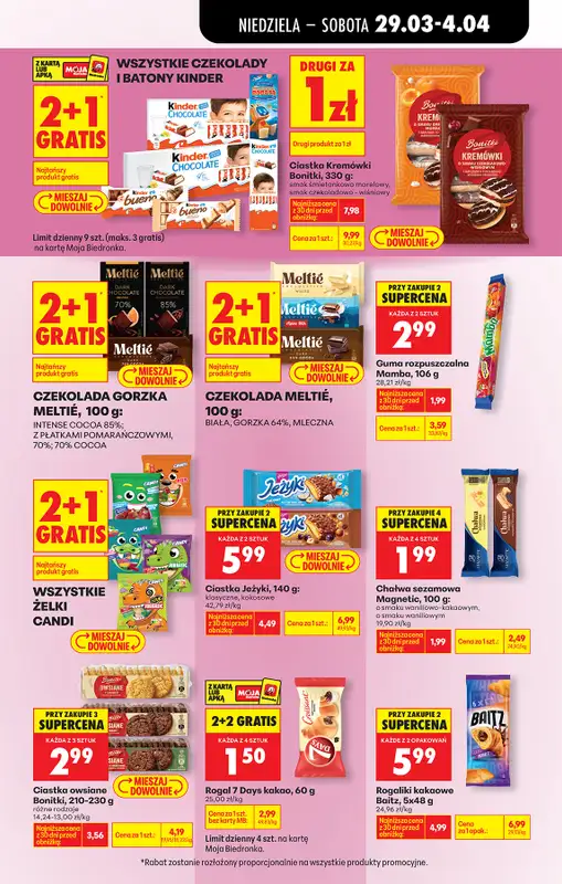 Biedronka - gazetka promocyjna Od poniedziałku, Z ladą tradycyjną od poniedziałku 29.03 do niedzieli 04.04 - strona 63