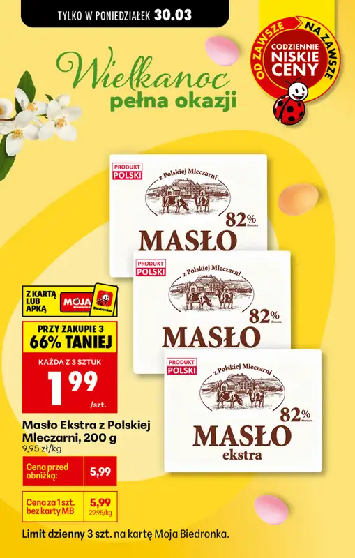 Biedronka - gazetka promocyjna Od poniedziałku, Z ladą tradycyjną od poniedziałku 29.03 do niedzieli 04.04 - strona 6