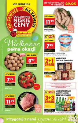 Biedronka - gazetka promocyjna Od poniedziałku, Z ladą tradycyjną od poniedziałku 29.03 do niedzieli 04.04