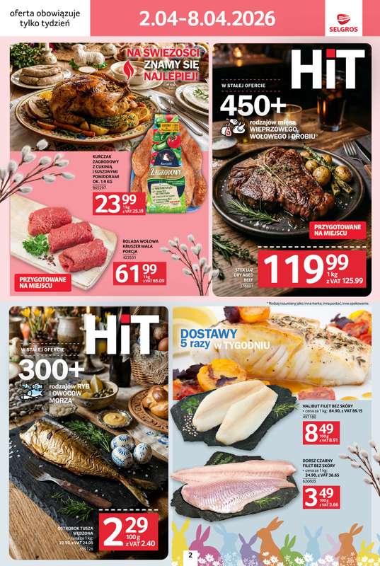 Selgros - gazetka promocyjna Jeszcze więcej super promocji! od czwartku 02.04 do środy 08.04 - strona 2