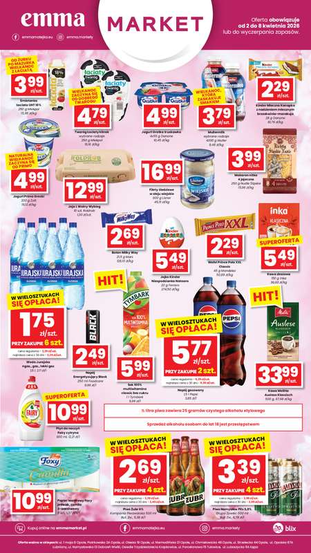 emma MARKET - gazetka promocyjna Plakaty promocyjne od czwartku 02.04 do środy 08.04 - strona 3