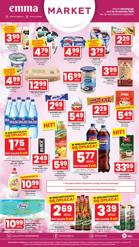 emma MARKET - gazetka promocyjna Plakaty promocyjne od czwartku 02.04 do środy 08.04 - strona 3