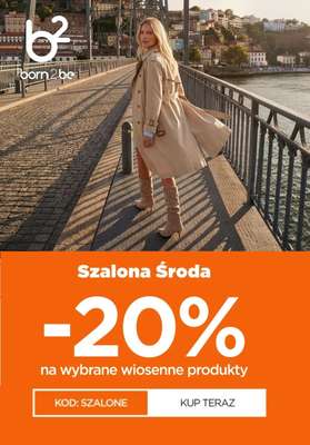 Born2be - gazetka promocyjna -20% na wybrane wiosenne produkty od środy 01.04 do czwartku 02.04