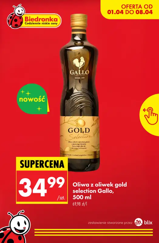 Biedronka - gazetka promocyjna Nowości w Biedronce! od środy 01.04 do soboty 04.04 - strona 4