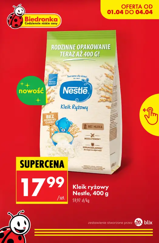 Biedronka - gazetka promocyjna Nowości w Biedronce! od środy 01.04 do soboty 04.04 - strona 8