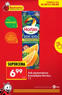 Biedronka - gazetka promocyjna Nowości w Biedronce! od środy 01.04 do soboty 04.04 - strona 7