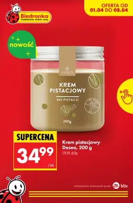 Biedronka - gazetka promocyjna Nowości w Biedronce! od środy 01.04 do soboty 04.04