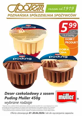 Społem - Blisko i Korzystnie - gazetka promocyjna Plakat promocyjny PSS Poznań od środy 01.04 do czwartku 30.04 - strona 5