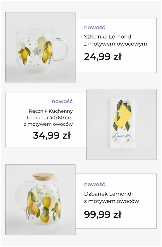 home&you - gazetka promocyjna Kolekcja Lemon Bloom   - strona 2