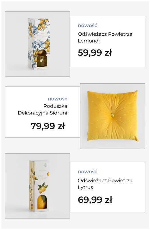 home&you - gazetka promocyjna Kolekcja Lemon Bloom od środy 01.04 do niedzieli 12.04 - strona 3