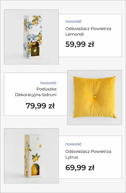 home&you - gazetka promocyjna Kolekcja Lemon Bloom   - strona 3