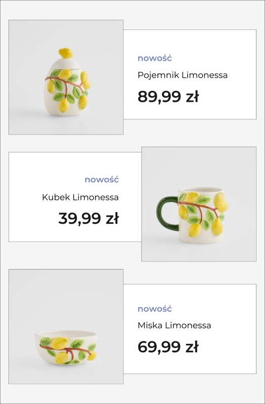 home&you - gazetka promocyjna Kolekcja Lemon Bloom od środy 01.04 do niedzieli 12.04 - strona 10