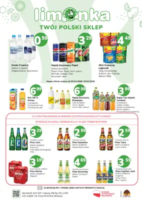Limonka - gazetka promocyjna Plakaty promocyjne od czwartku 09.04 do niedzieli 19.04 - strona 2