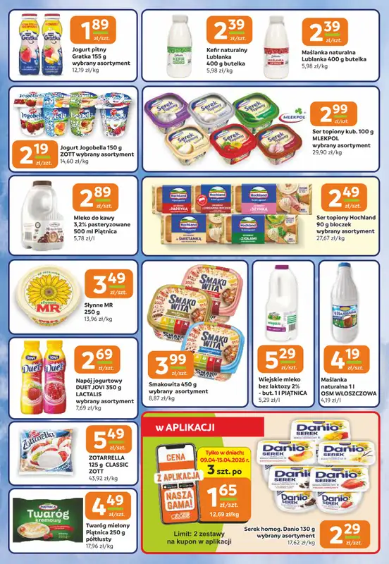 Społem Częstochowa - gazetka promocyjna Gazetka od czwartku 09.04 do wtorku 21.04 - strona 6