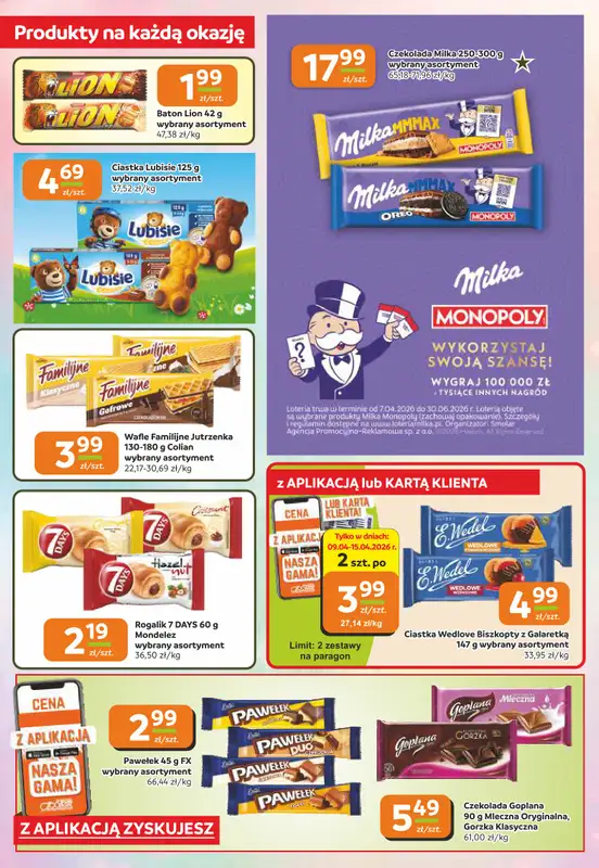 Społem Częstochowa - gazetka promocyjna Gazetka od czwartku 09.04 do wtorku 21.04 - strona 4