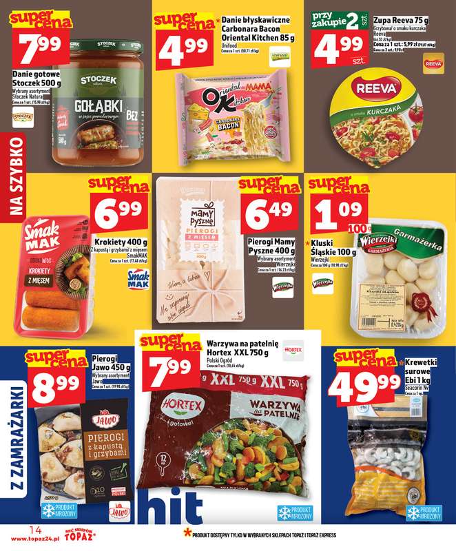 TOPAZ - gazetka promocyjna Nowa gazetka od czwartku, 09.04. od czwartku 09.04 do środy 15.04 - strona 14