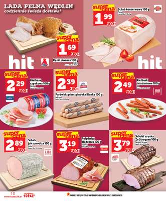 TOPAZ - gazetka promocyjna Nowa gazetka od czwartku, 09.04. od czwartku 09.04 do środy 15.04 - strona 10