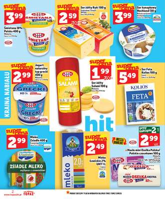 TOPAZ - gazetka promocyjna Nowa gazetka od czwartku, 09.04. od czwartku 09.04 do środy 15.04 - strona 2