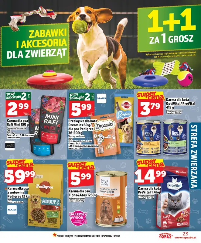 TOPAZ - gazetka promocyjna Nowa gazetka od czwartku, 09.04. od czwartku 09.04 do środy 15.04 - strona 23