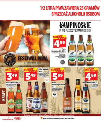 TOPAZ - gazetka promocyjna Nowa gazetka od czwartku, 09.04. od czwartku 09.04 do środy 15.04 - strona 18