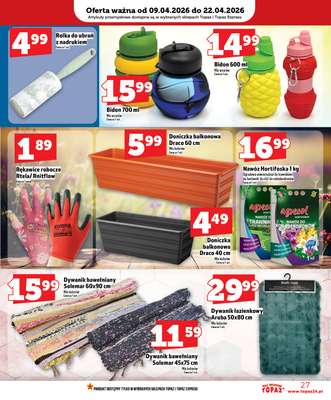 TOPAZ - gazetka promocyjna Nowa gazetka od czwartku, 09.04. od czwartku 09.04 do środy 15.04 - strona 27