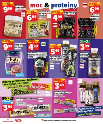 TOPAZ - gazetka promocyjna Nowa gazetka od czwartku, 09.04. od czwartku 09.04 do środy 15.04 - strona 4