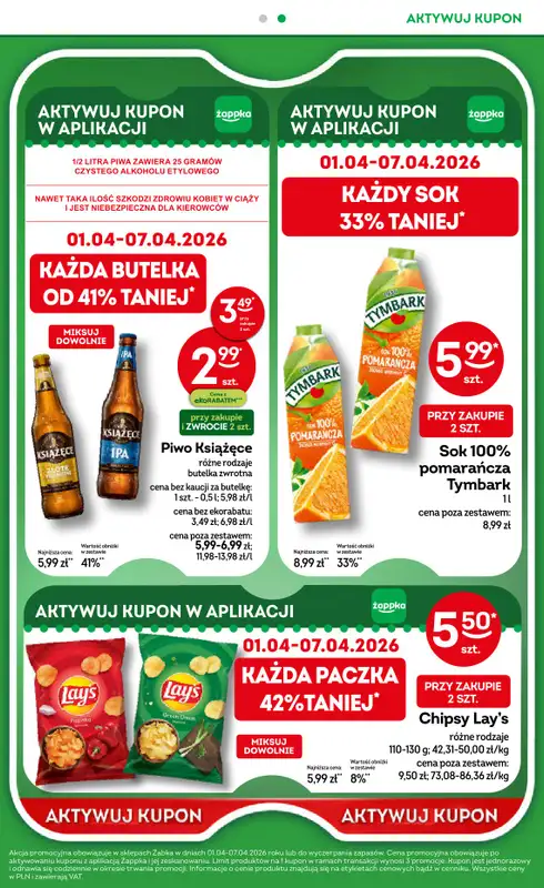 Żabka - gazetka promocyjna Gazetka od środy 25.03 do wtorku 07.04 - strona 35