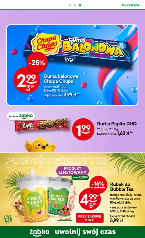 Żabka - gazetka promocyjna Gazetka od środy 25.03 do wtorku 07.04 - strona 63