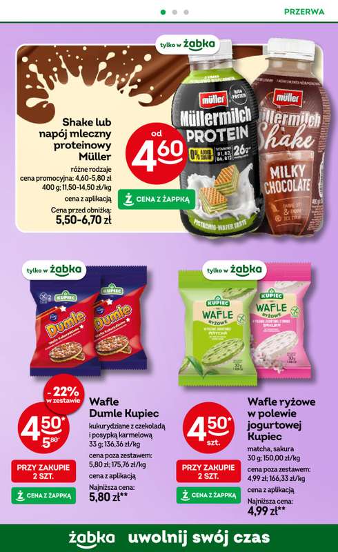 Żabka - gazetka promocyjna Gazetka od środy 25.03 do wtorku 07.04 - strona 61