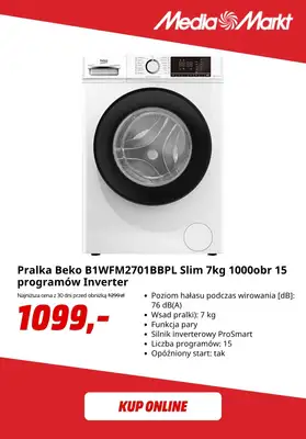 Media Markt - gazetka promocyjna Beko -40% na drugi produkt od środy 01.04 do niedzieli 19.04 - strona 5