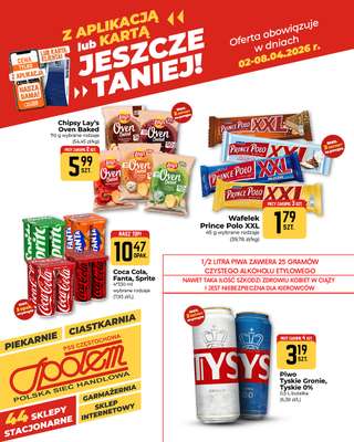 Społem Częstochowa - gazetka promocyjna Plakaty promocyjne od czwartku 02.04 do środy 08.04