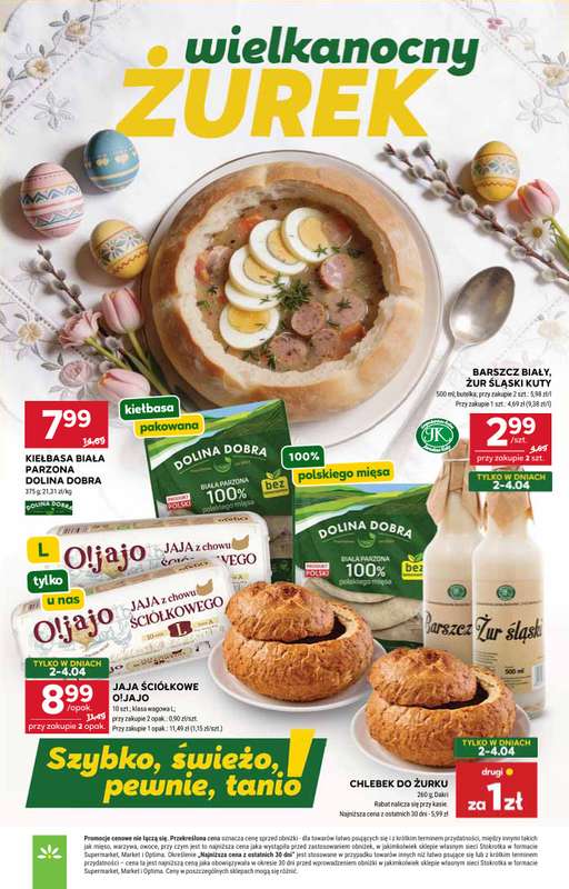 Stokrotka - gazetka promocyjna Gazetka Supermarket od czwartku 02.04 do środy 08.04 - strona 9