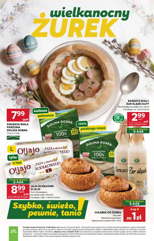 Stokrotka - gazetka promocyjna Gazetka Supermarket od czwartku 02.04 do środy 08.04 - strona 9