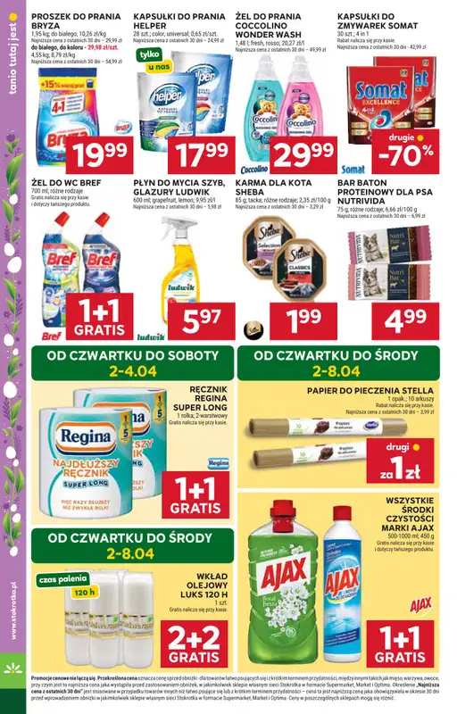 Stokrotka - gazetka promocyjna Gazetka Supermarket od czwartku 02.04 do środy 08.04 - strona 41