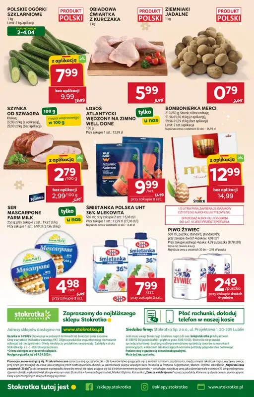 Stokrotka - gazetka promocyjna Gazetka Supermarket od czwartku 02.04 do środy 08.04 - strona 55