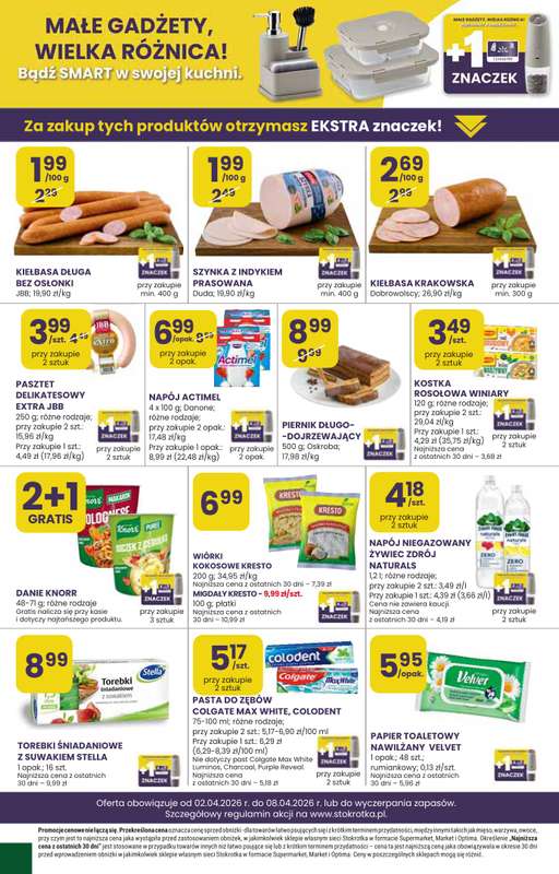 Stokrotka - gazetka promocyjna Gazetka Market od czwartku 02.04 do środy 08.04 - strona 31